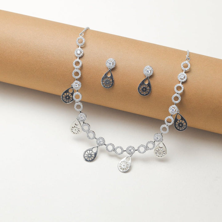 Teardrop necklace Set - tassyasilver.com