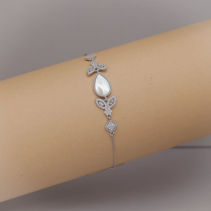 Teardrop Sparkle Bracelet - tassyasilver.com