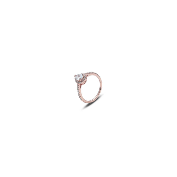 The Rosegold Teardrop Beauty Ring - tassyasilver.com