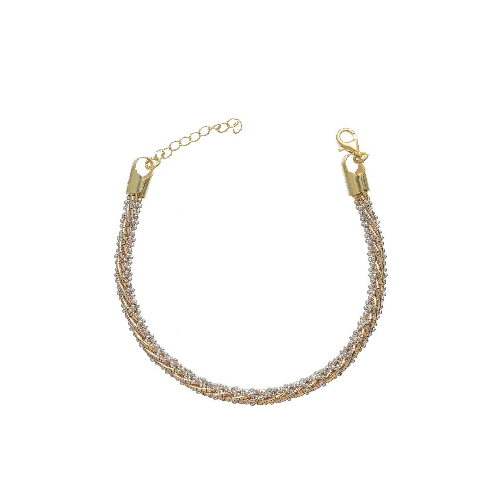 Tassya Silver TrioTwist bracelet in 925 sterling silver