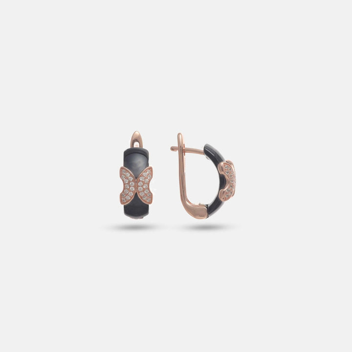 Twilight Embrace Hoops - tassyasilver.com