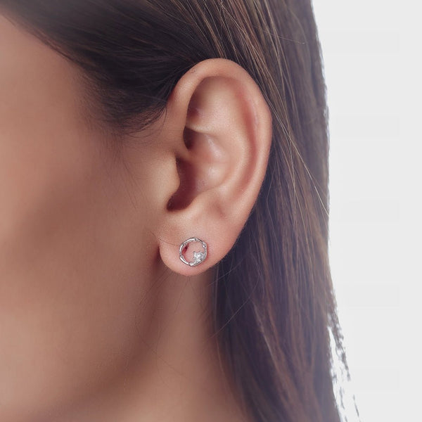 Twisted Glow Studs - tassyasilver.com